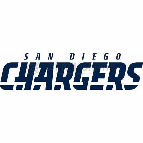 San Diego Chargers T-shirts Iron On Transfers N721